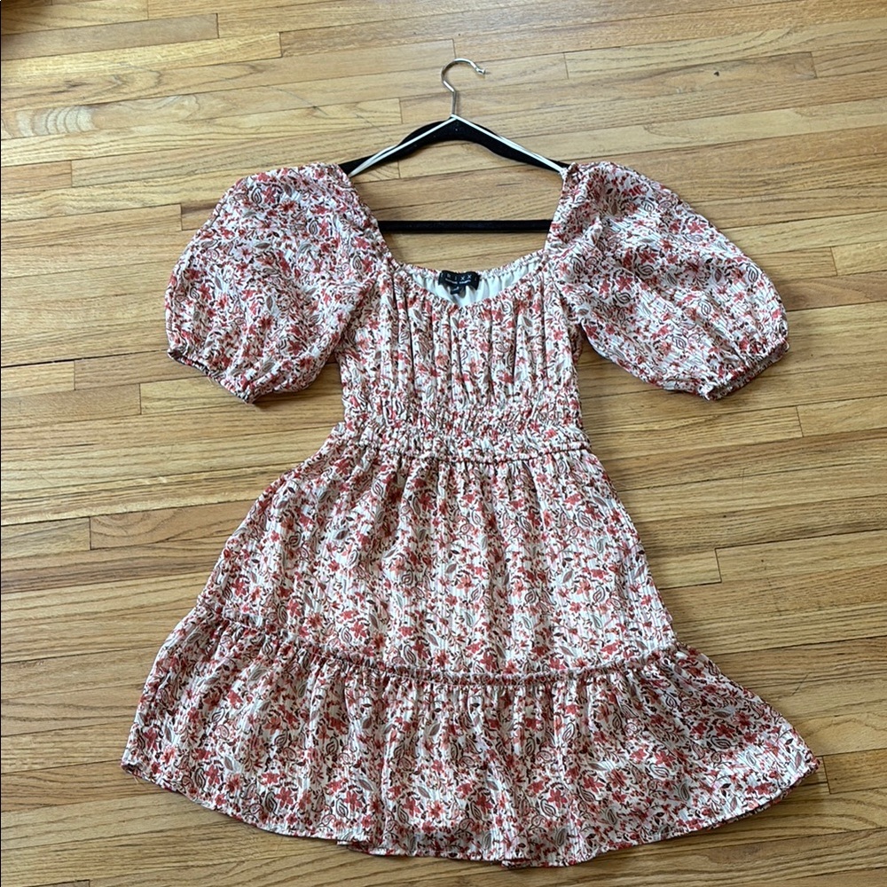 Floral Puff Sleeve Dress